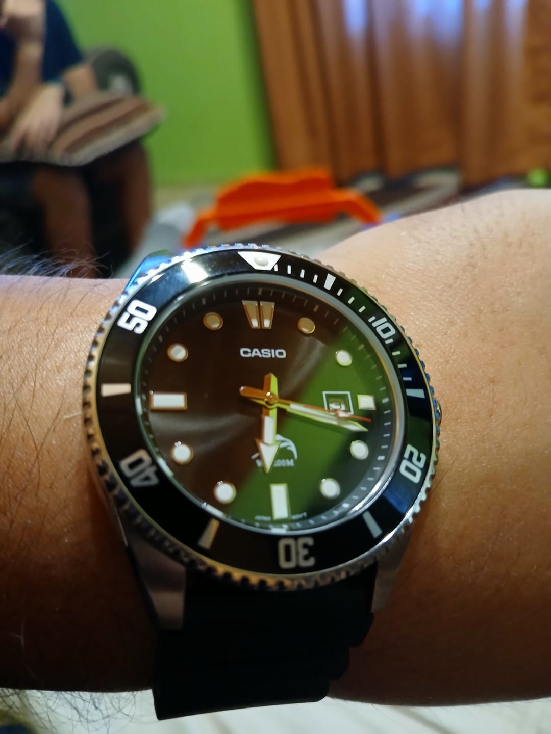 Customer photo review of Reloj Casio Submariner Marlin Duro MDV106-1AV Negro Buceo