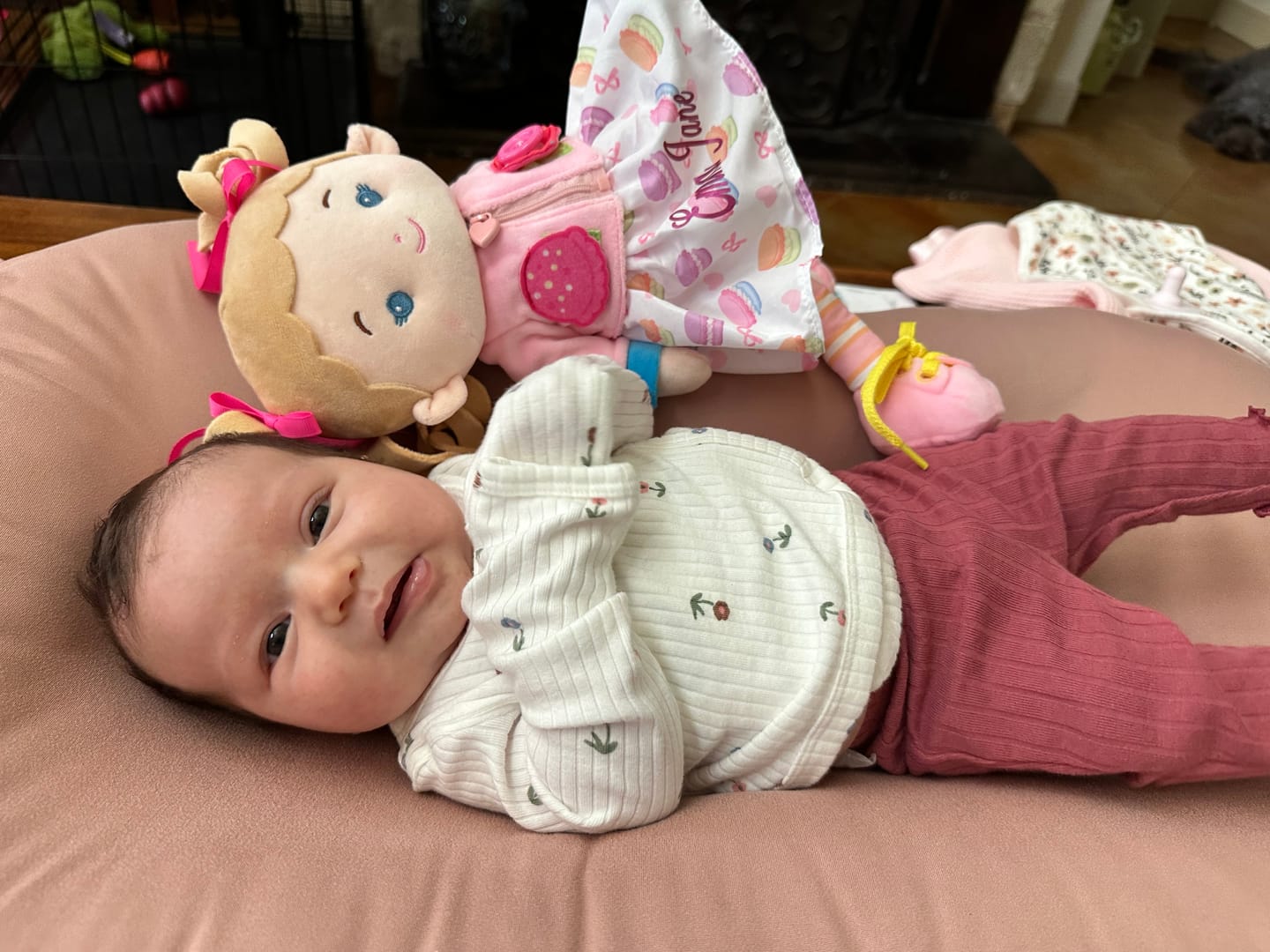 Customer photo review of Personalized Cupcake Girl - Montessori Doll