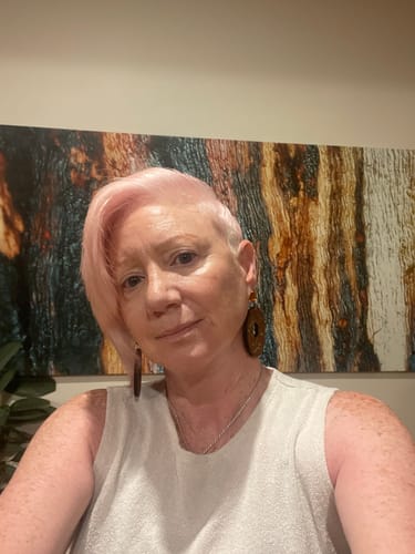 Reviewer with clear, smooth skin after using the Sea Buckthorn Serum for five weeks.