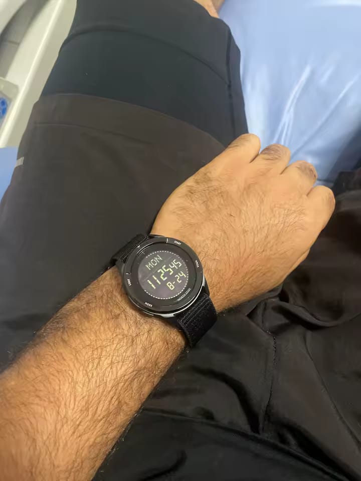 Customer photo review of Digital Military Watch – Pedometer & Compass – Waterproof