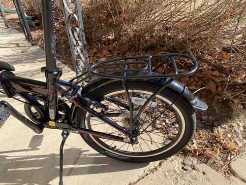 Customer photo review of Rear Rack
