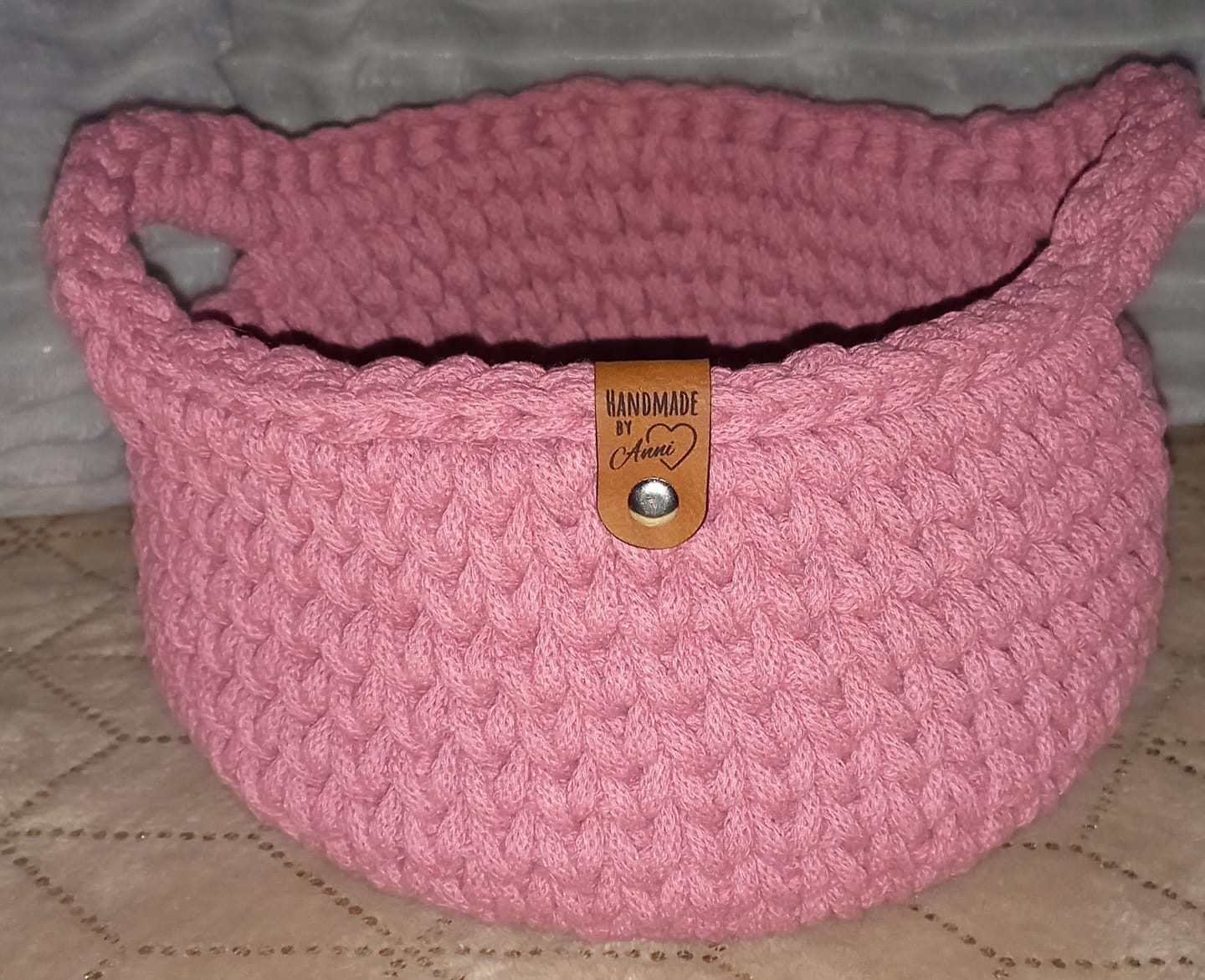 Customer photo review of Kunstleder-Labels mit Chicago Screws - Personalisierte Labels