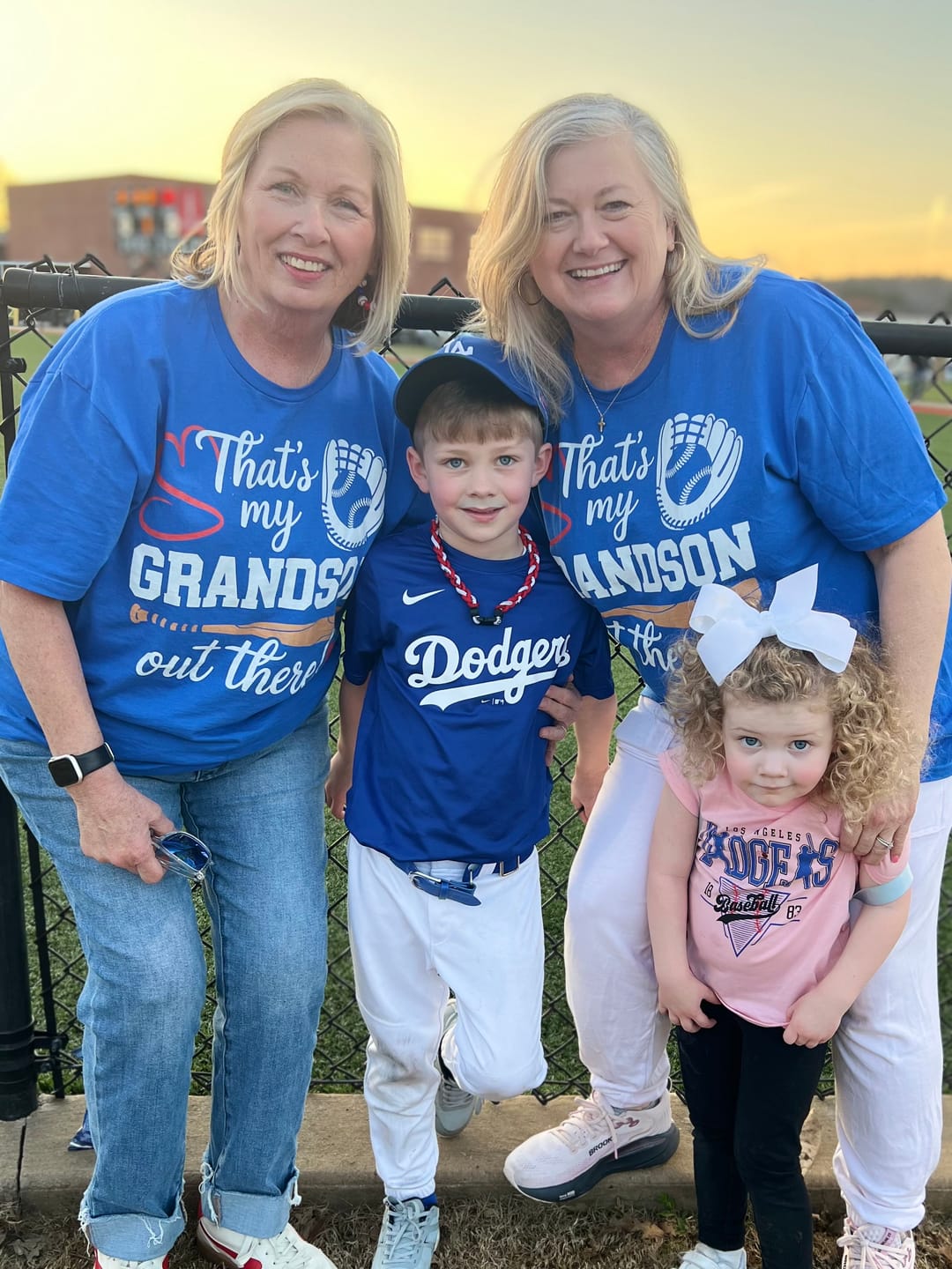 Customer photo review of My Grandson Out There T-Shirt