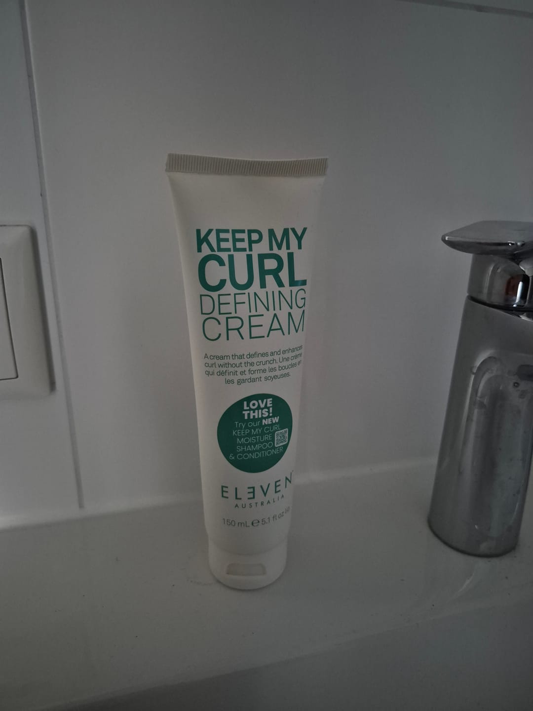 Customer photo review of Keep My Curl Defining Cream