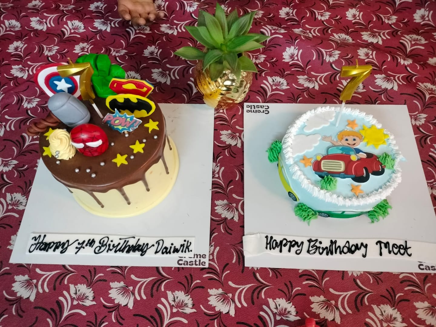 Customer photo review of Cars Theme photo cake