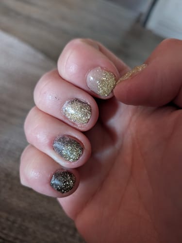 Customer photo review of Glowdip Allt-i-ett Manikyrset