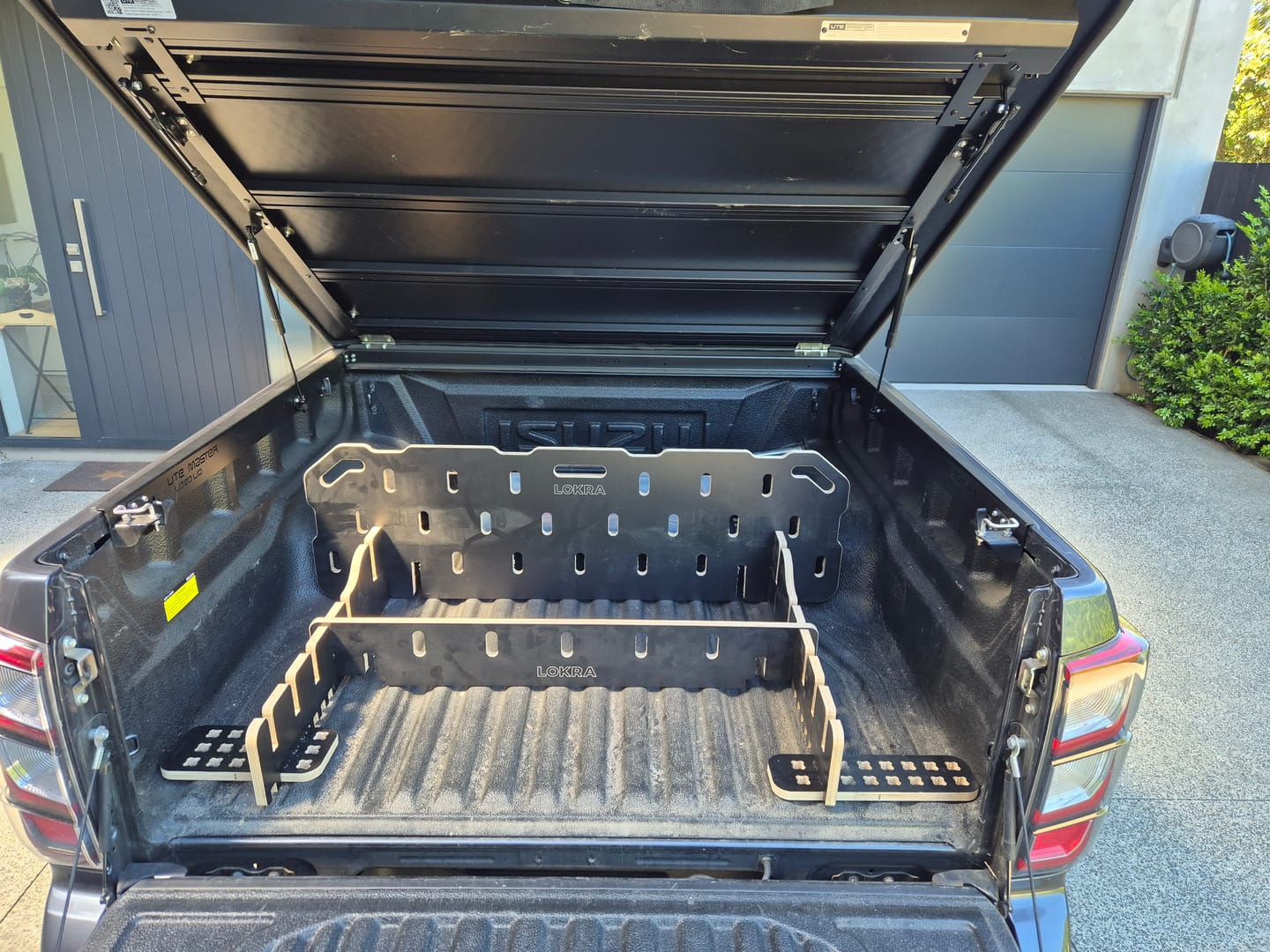 Customer photo review of Ute Tray Storage Divider - Toolbox & Drawer Alternative | LOKRA