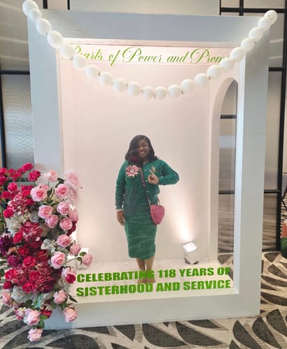 Customer photo review of The Power Knit Dress Set Pink - Pre-Order