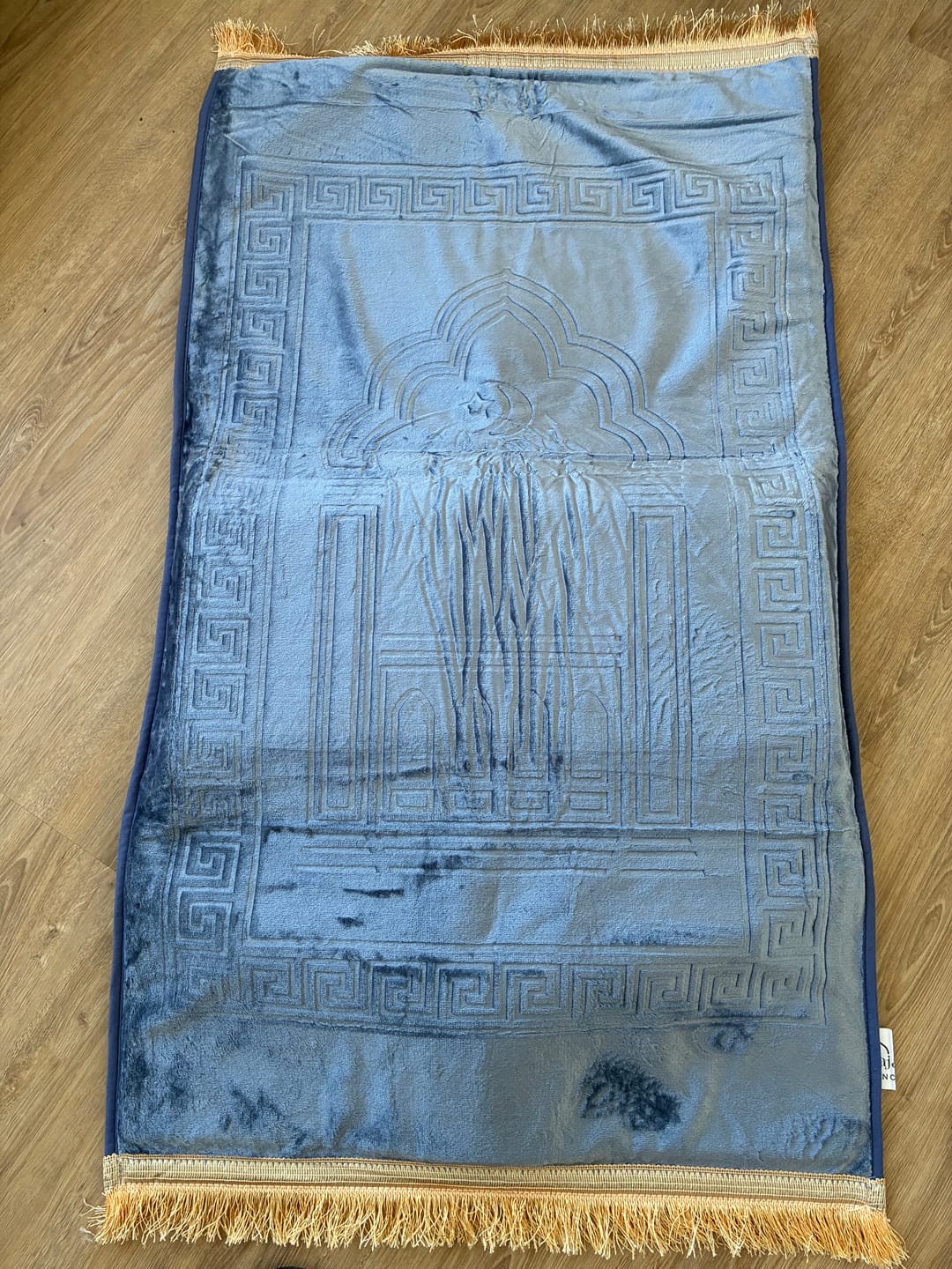 Customer photo review of Medical Prayer Mat With Memory Foam Pillow