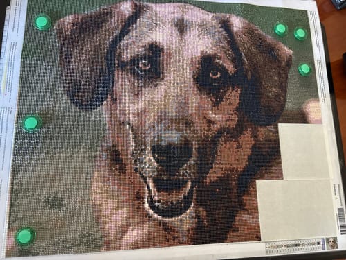 Kundenbewertung mit Foto zu Eigenes Foto Diamond Painting | Weihnachten