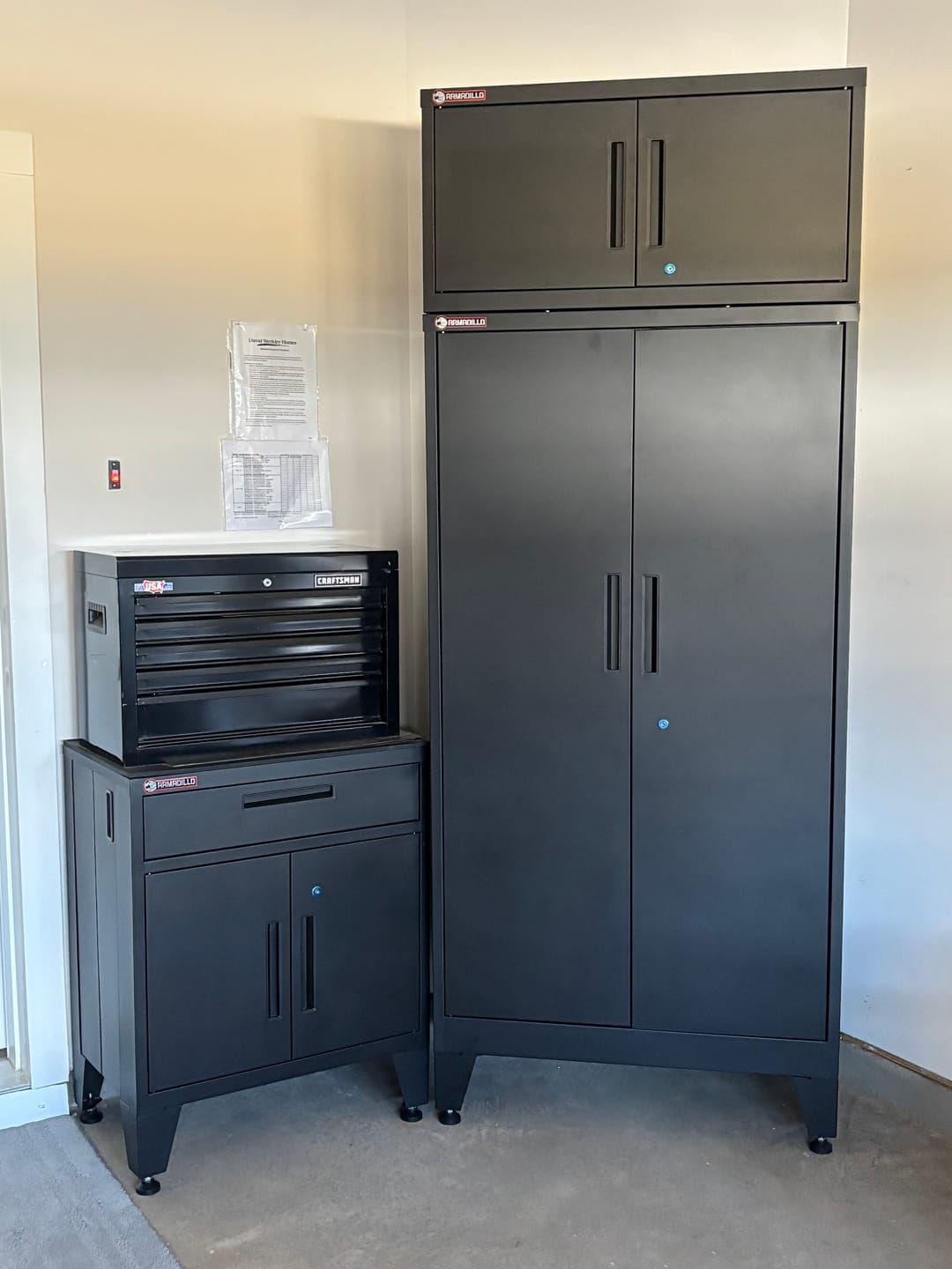 Customer photo review of Garage Gear Locker in Black
