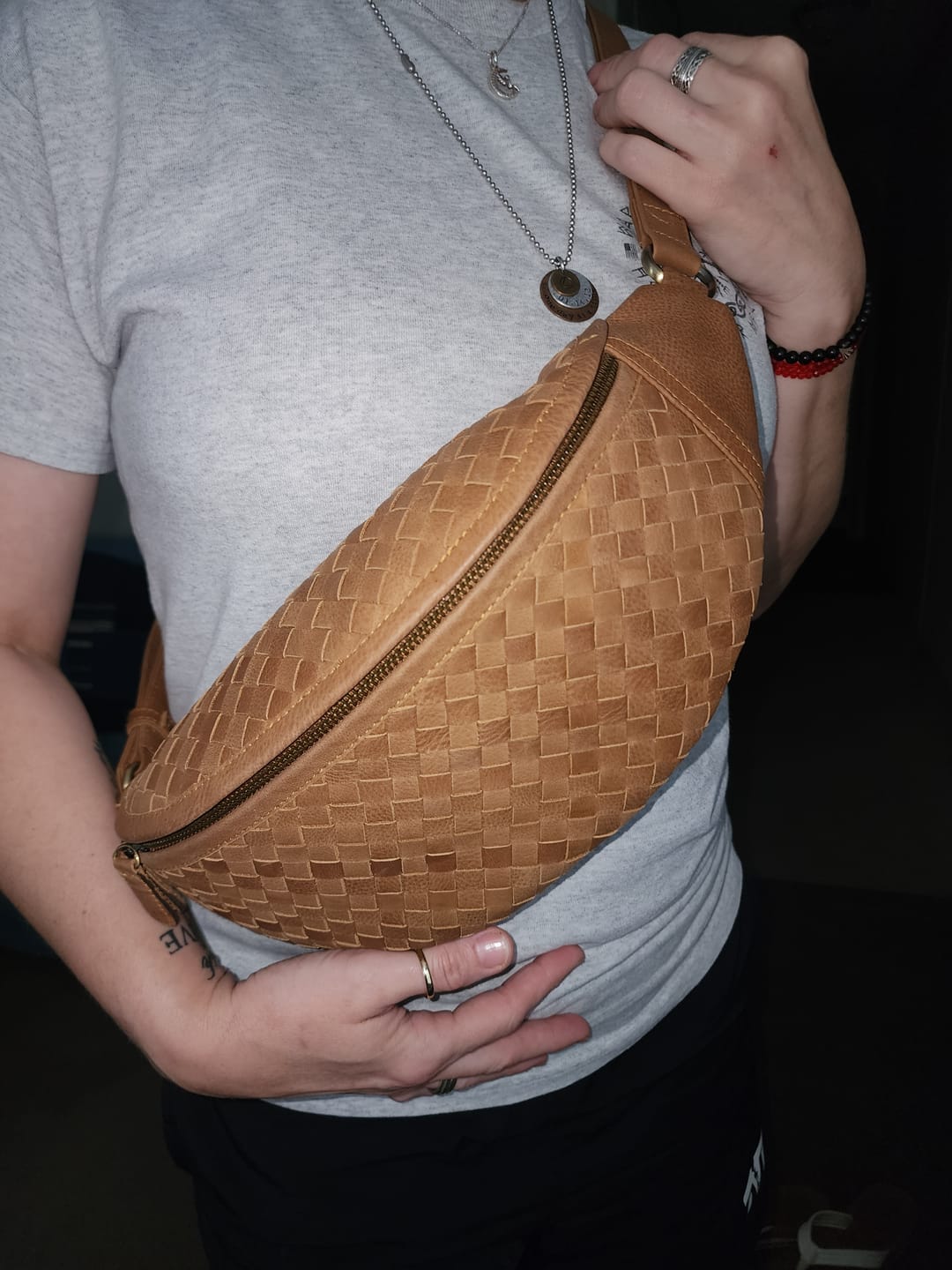 Customer photo review of Woven Atlas - Saddle (Light)