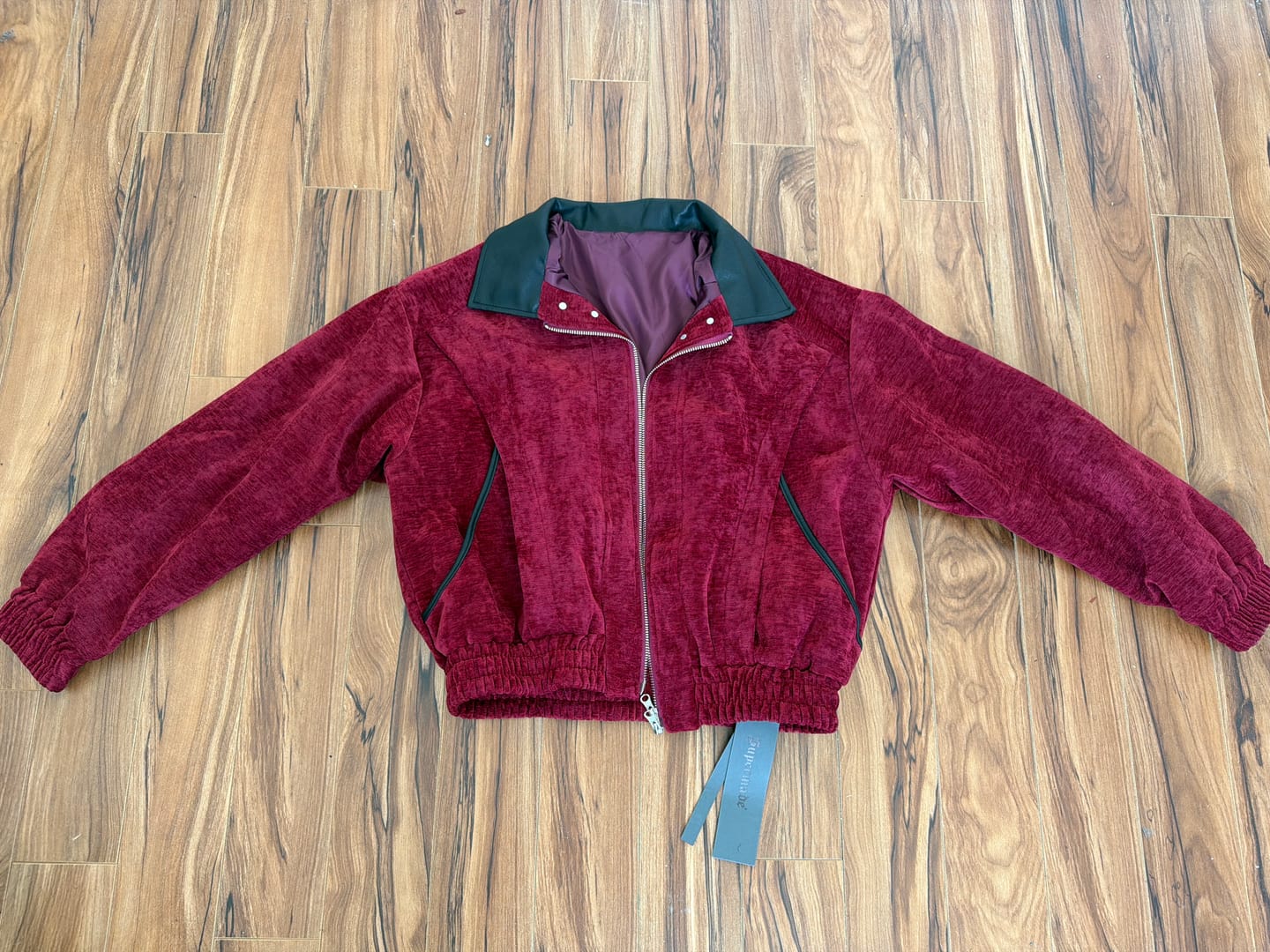 Customer photo review of Retro Velvet Luxury Lapel Jacket
