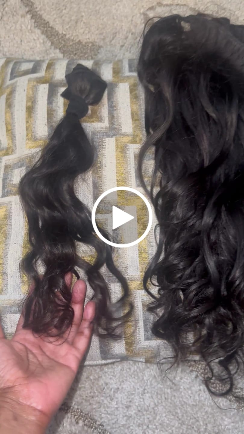 Customer video review of Raw Indian Loose Curly Hair