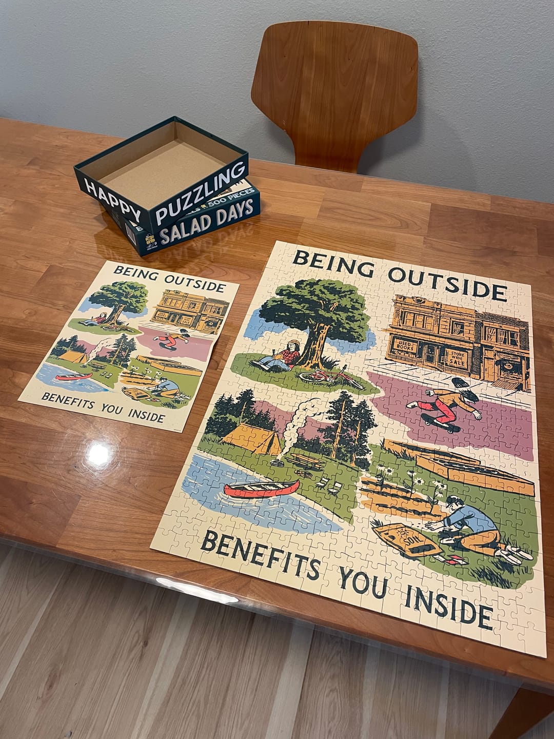 Customer photo review of Salad Days | 500 Piece Puzzle