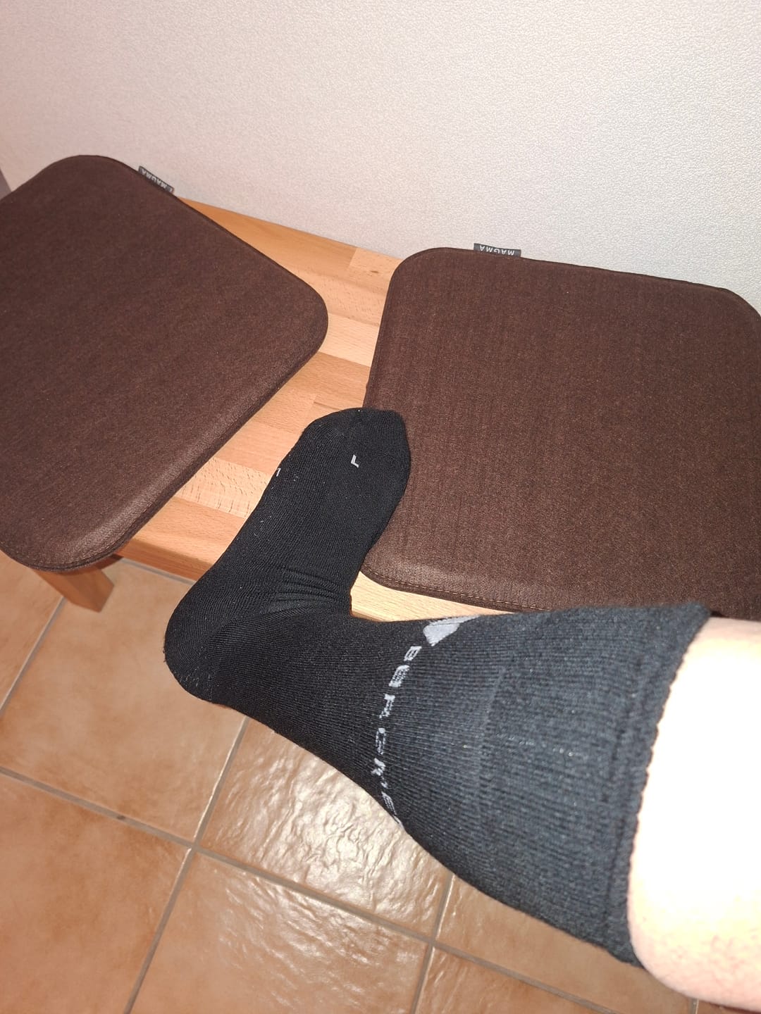 Customer photo review of BERGMENSCH®  Merino Wollsocken lang