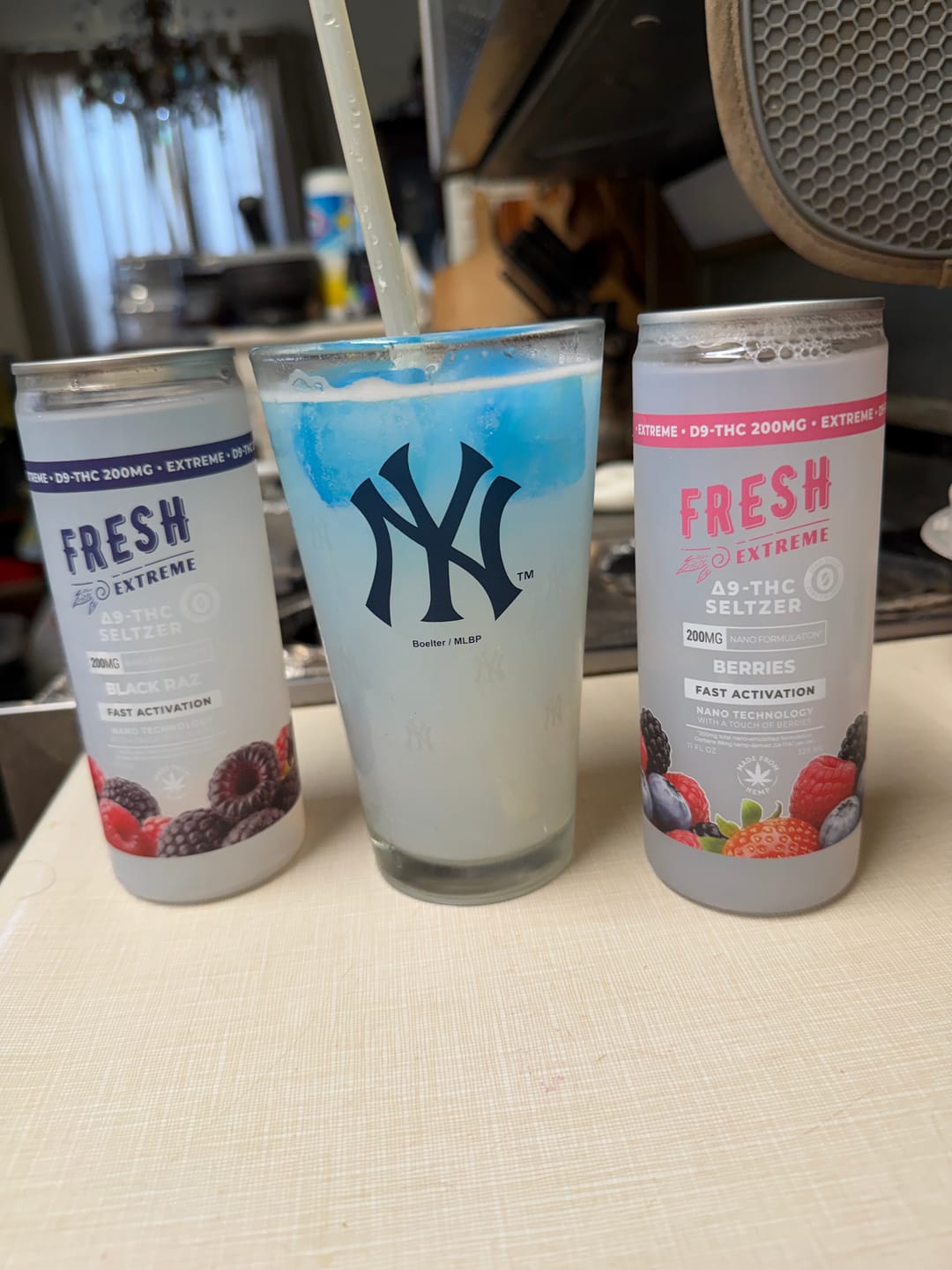 Customer photo review of 200mg Berries THC Seltzer - D9 Nano - Fresh