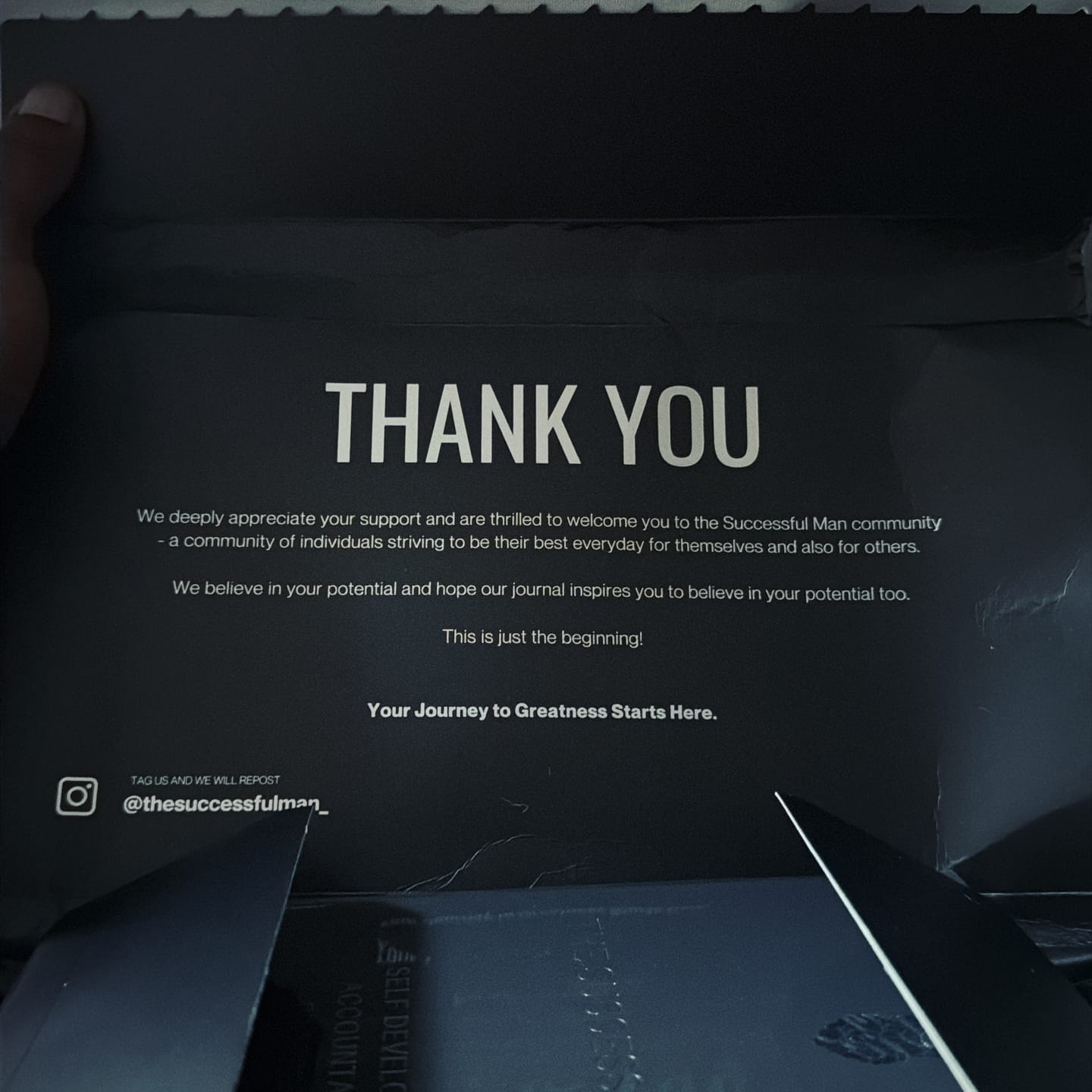 Customer photo review of The Successful Man