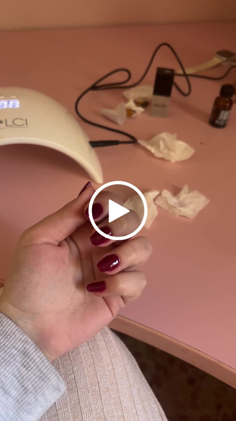 Customer video review of Smalto Semipermanente LCI -  Rosso scuro vinaccio
