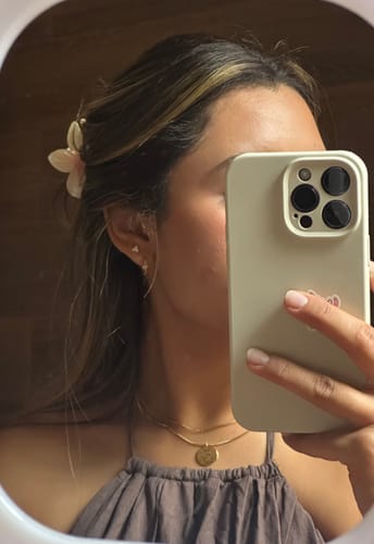 Customer photo review of FLOWER HAIR CLIP