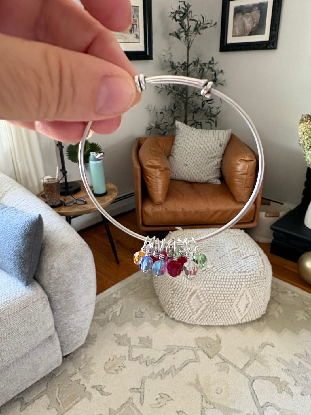 Customer photo review of Birthstone Charms (6MM Beads)