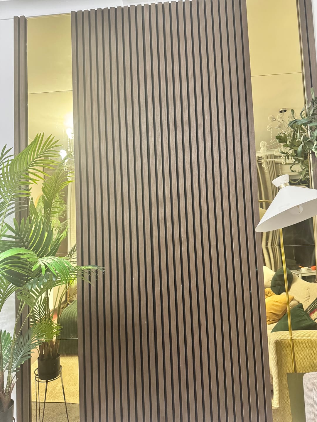 Customer photo review of Acoustic Slat Panel - Smoked Walnut