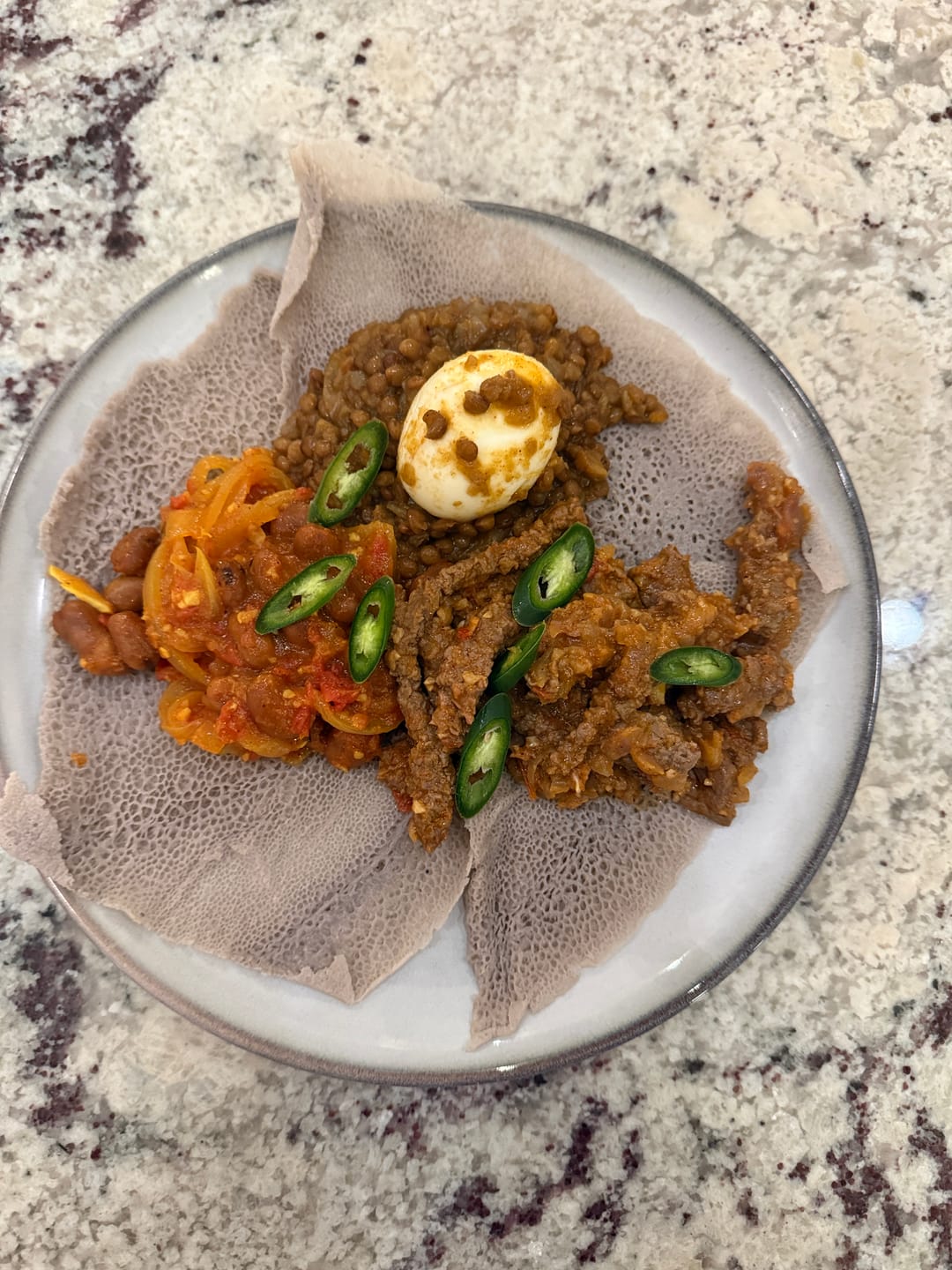 Customer photo review of Ethiopian Injera (እንጀራ)