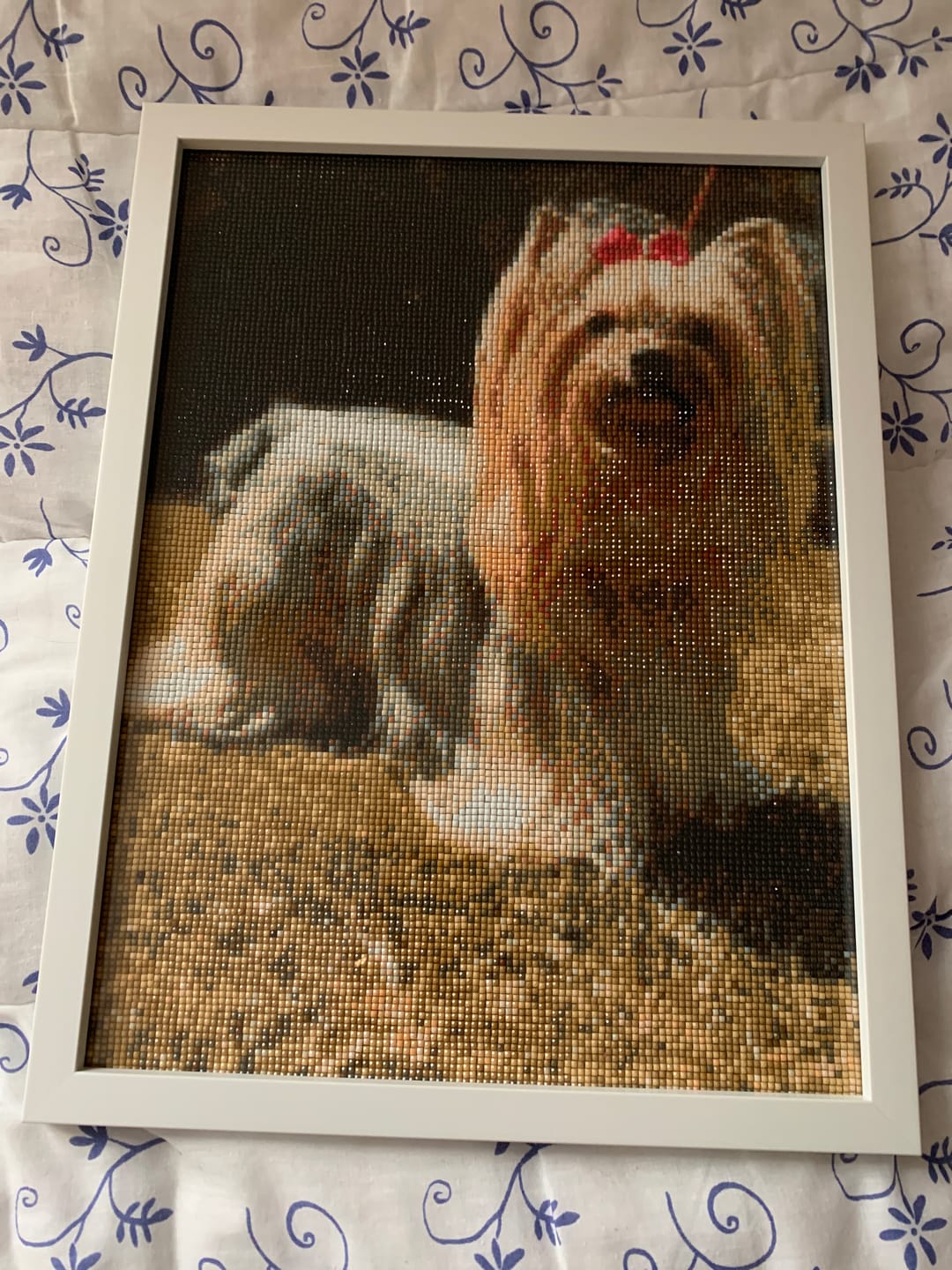 Customer photo review of Eget Foto Diamond Painting