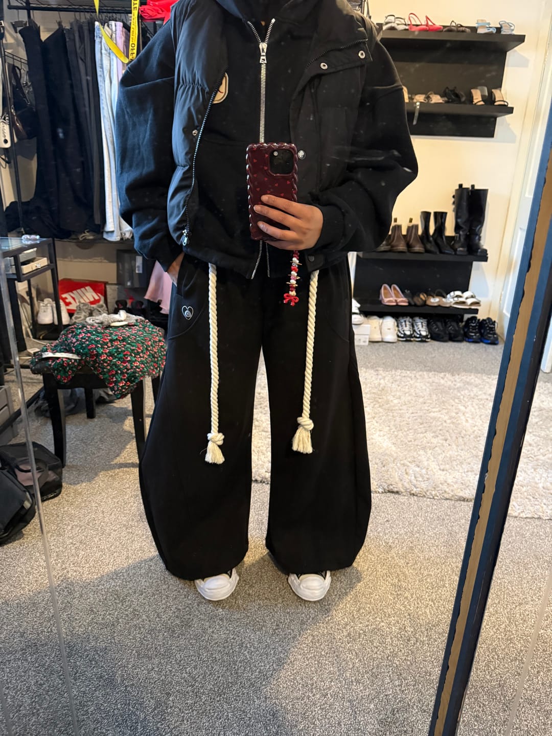Customer photo review of Aelfric Eden Super Baggy Barrel Sweatpants