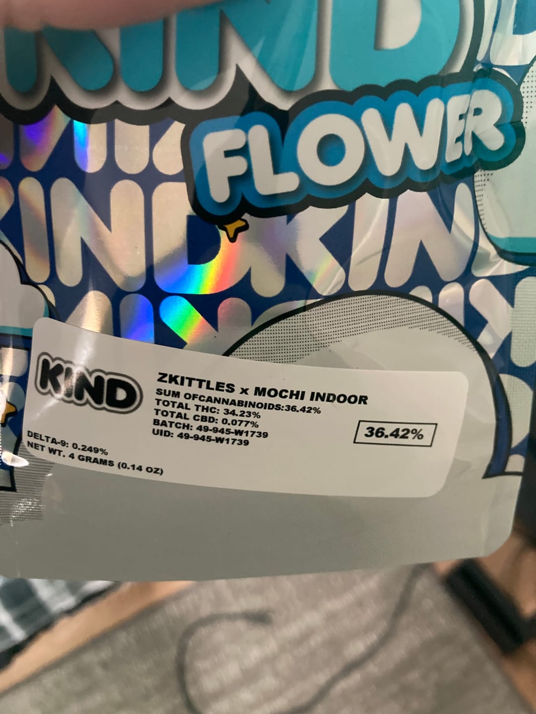 Customer photo review of Zkittles x Mochi - Indoor - 4 Grams - Indica
