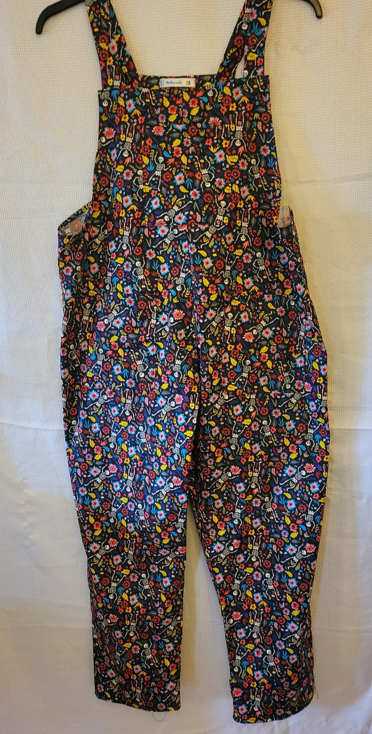 Customer photo review of Garden Skeletons Rose & Hubble Cotton Poplin Fabric