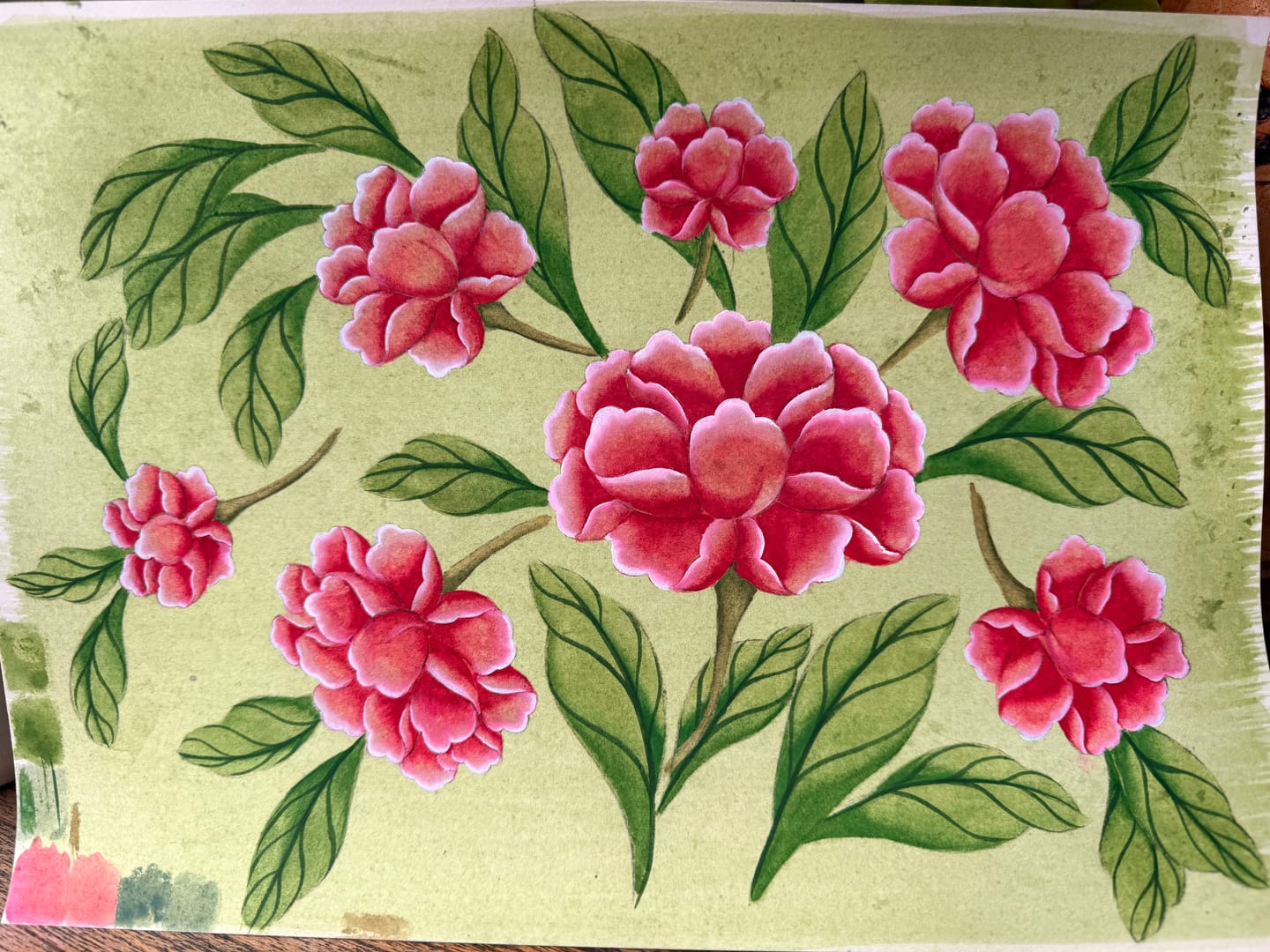 Customer photo review of How To Paint Chinoiserie Art Online Course