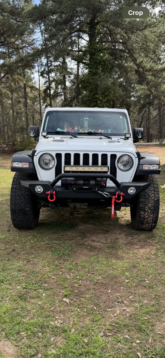 Customer photo review of OPENROAD 12,000lbs Electric Winch with Synthetic Rope-Panther Series 3S