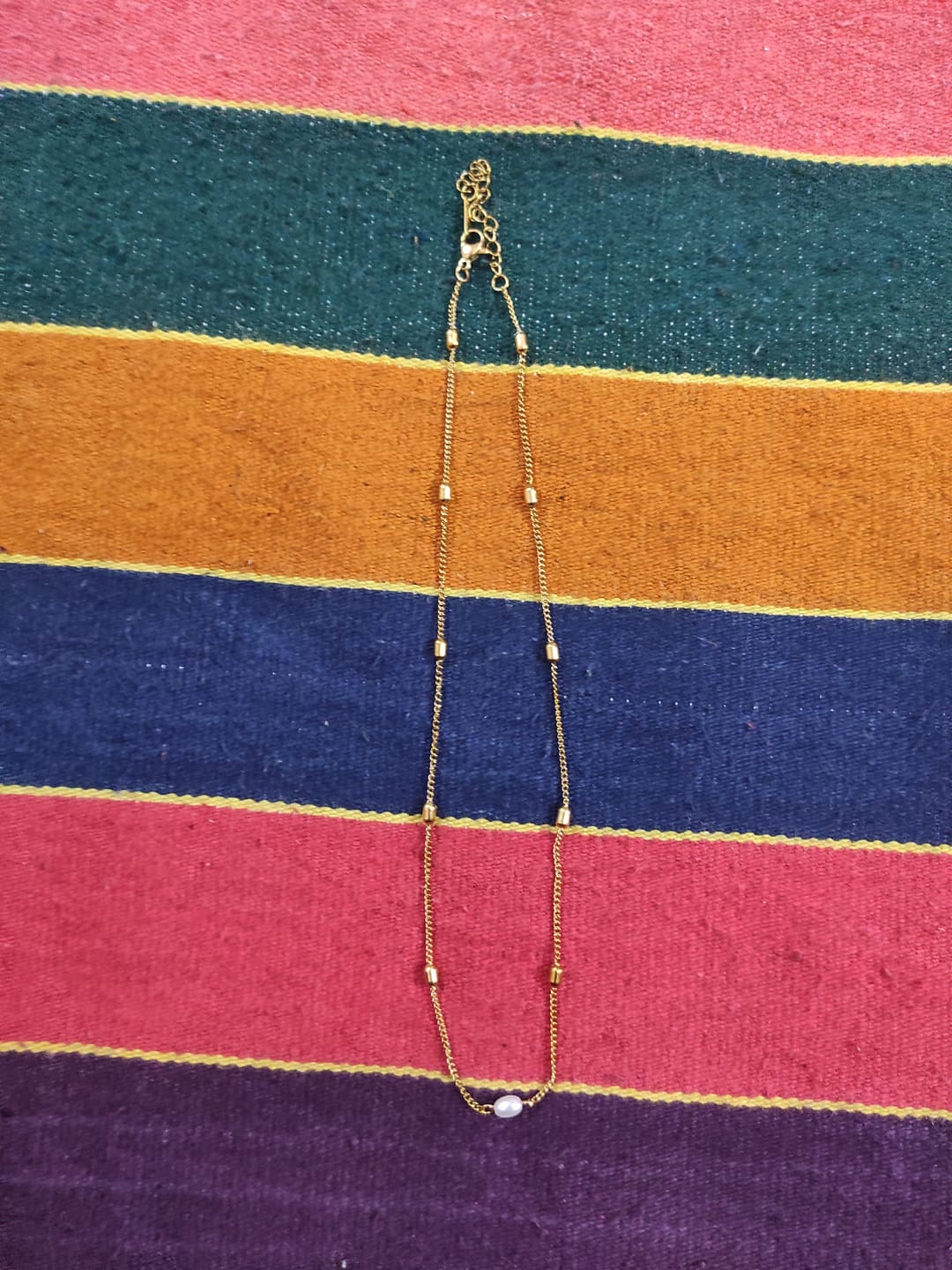 Customer photo review of Single Pearl Necklace