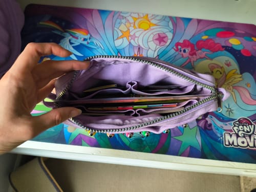 Customer photo review of Soolla® Studio Pouch, Lilac Love