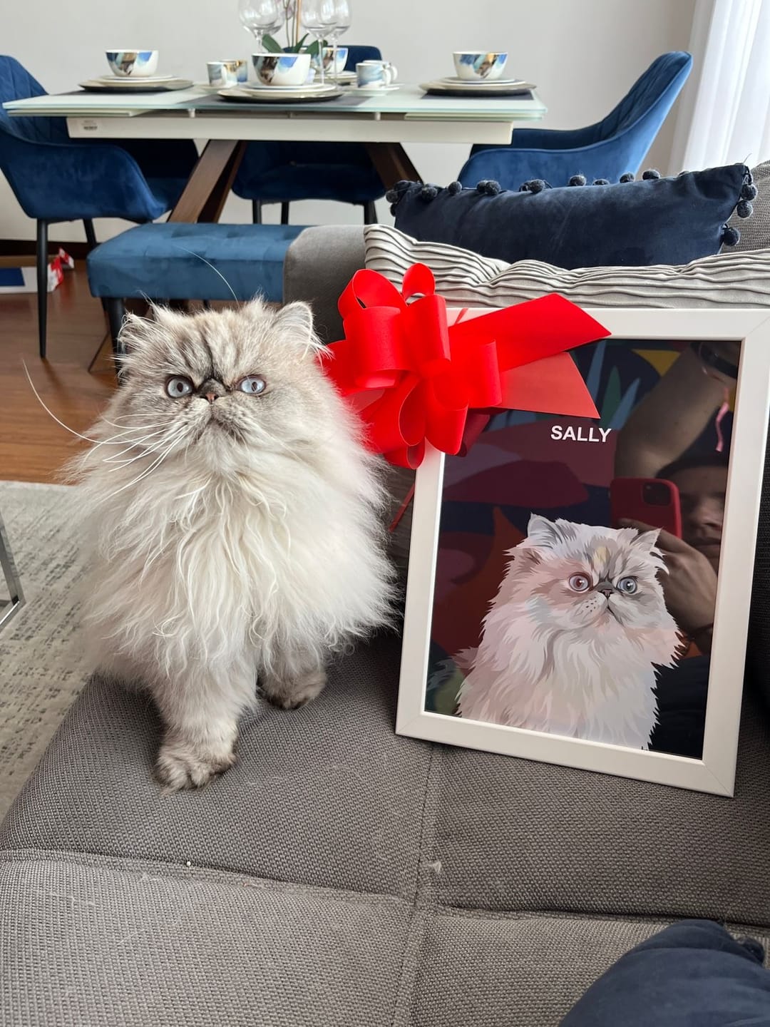 Customer photo review of Retrato Personalizado