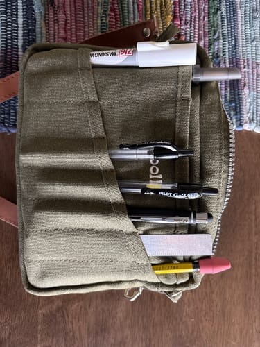Customer photo review of Soolla® Studio Pouch, Deep Forest Green