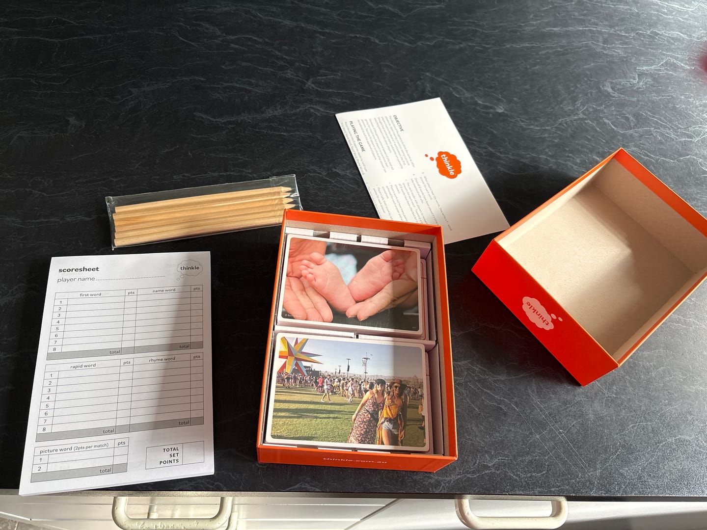 Customer photo review of thinkle Word Game