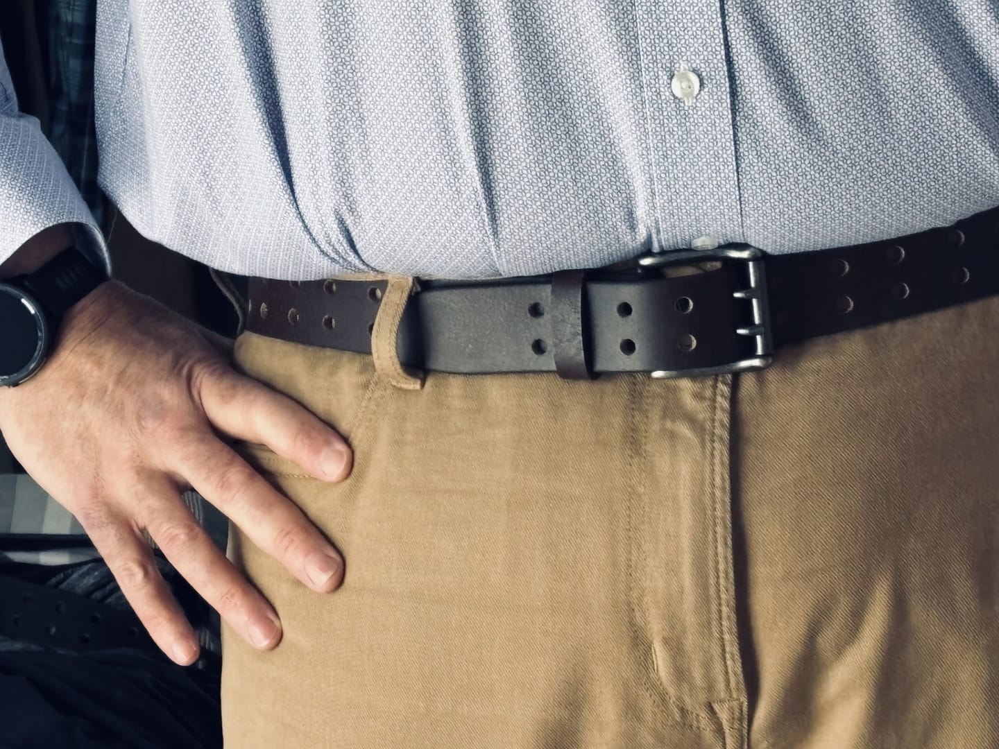 Customer photo review of The Ironclad Belt