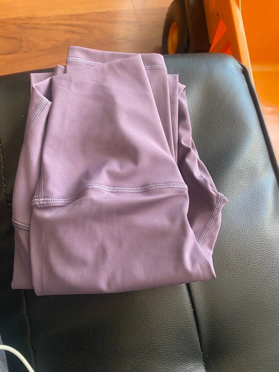 Customer photo review of Women's High-Waist Yoga Leggings Breathable Quick-Drying Fitness Running Cycling Workout Gym Clothing Ankle-Length Solid Color