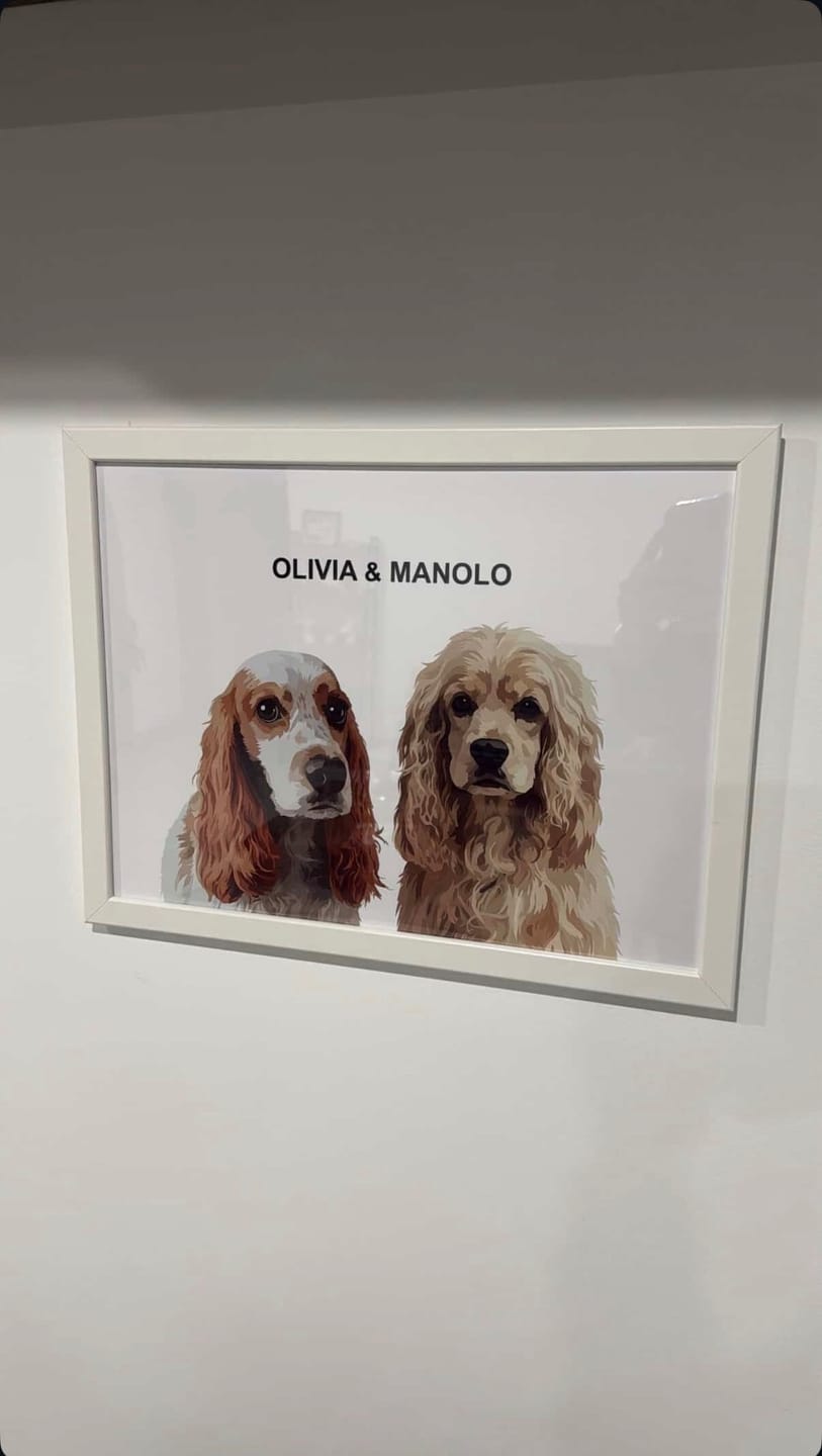 Customer photo review of Retrato Personalizado