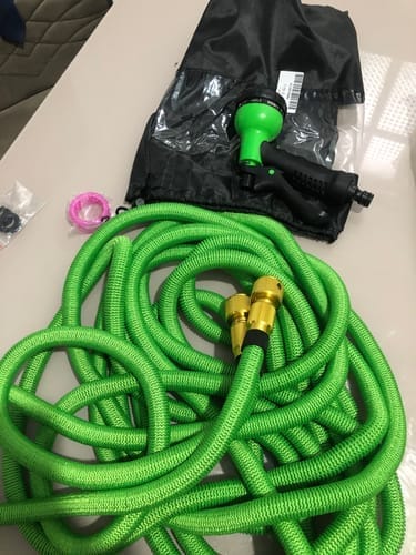 Customer photo review of Garden Magic Hose | Expandable Hose Pipe