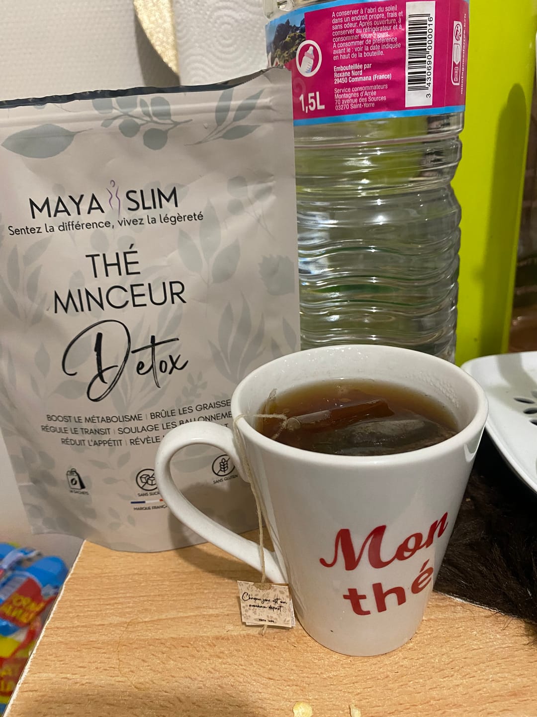 Customer photo review of Thé Minceur Detox