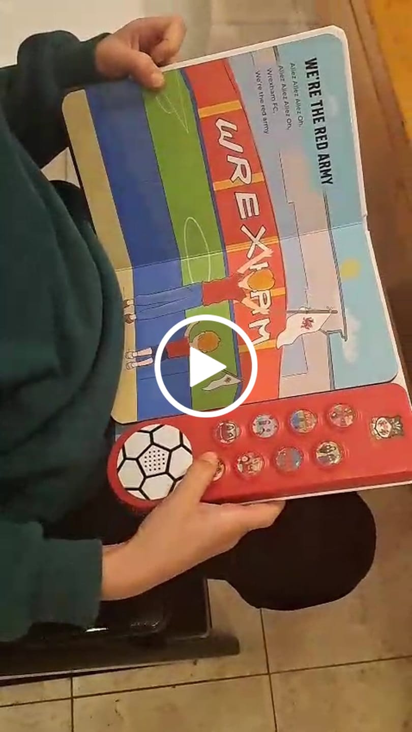 Customer video review of Wrexham AFC Fan Chants Sound Book