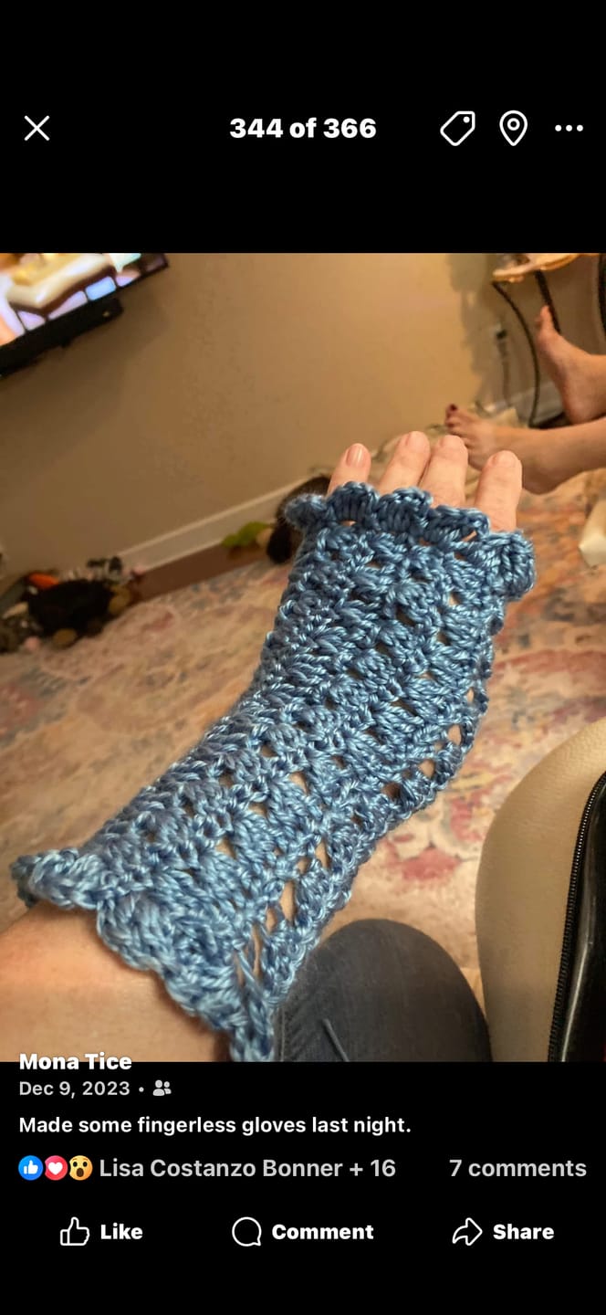 Customer photo review of Extra 2 Mystery Balls of Yarn