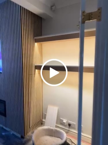 Customer video review of Acoustic Slat Panel - Natural Oak