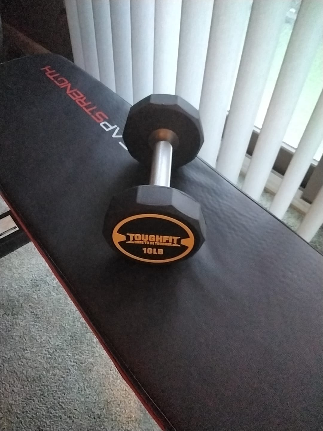 Customer photo review of ToughFit Decagon PEV Dumbbells