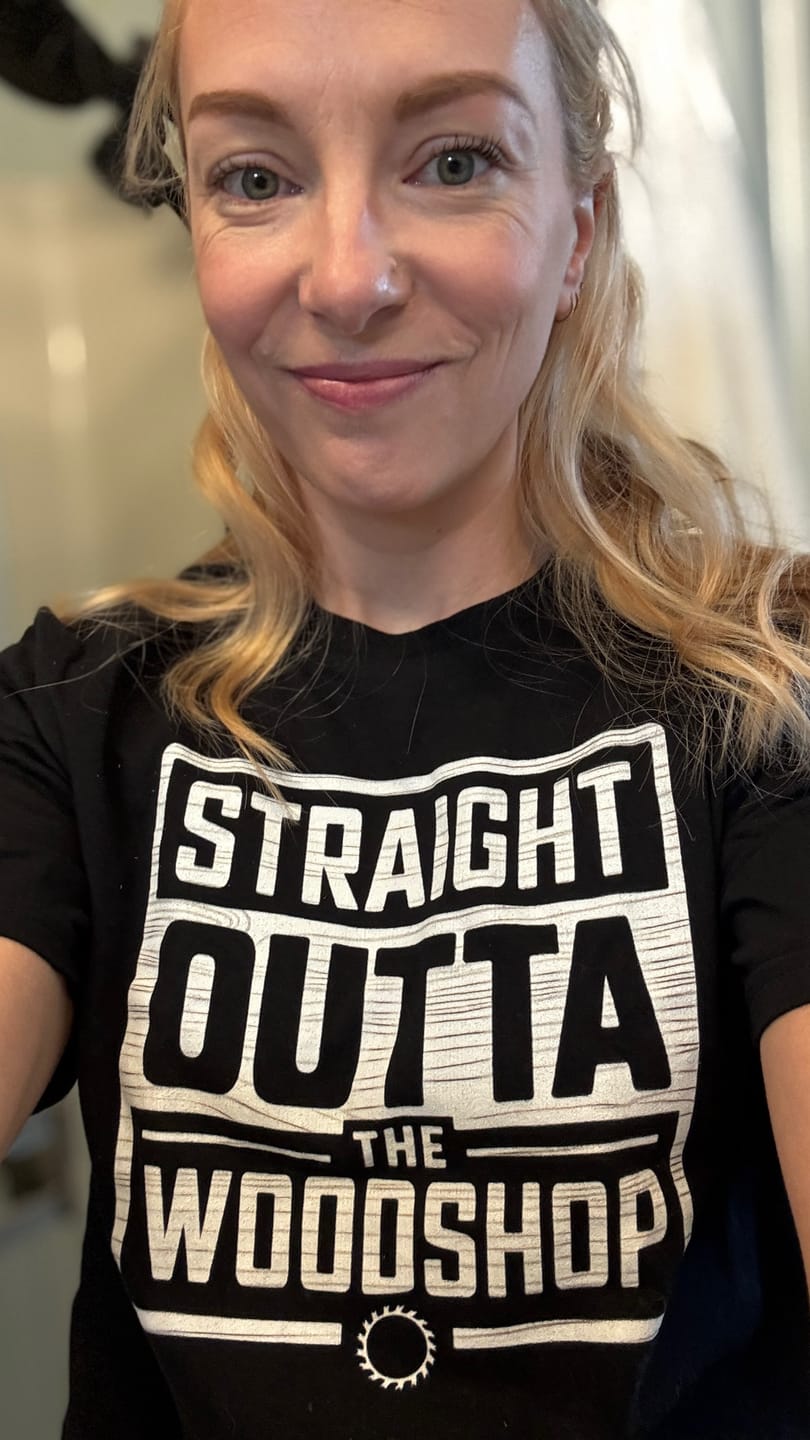 Customer photo review of Straight Outta the Wood Shop