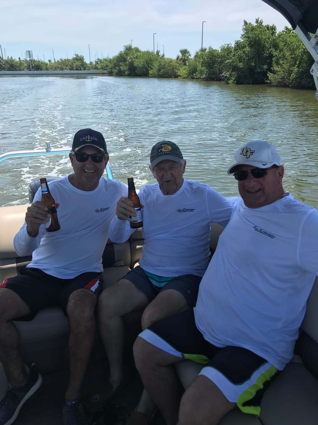 Customer photo review of Toddler Dri-Fit Custom Boat Shirts