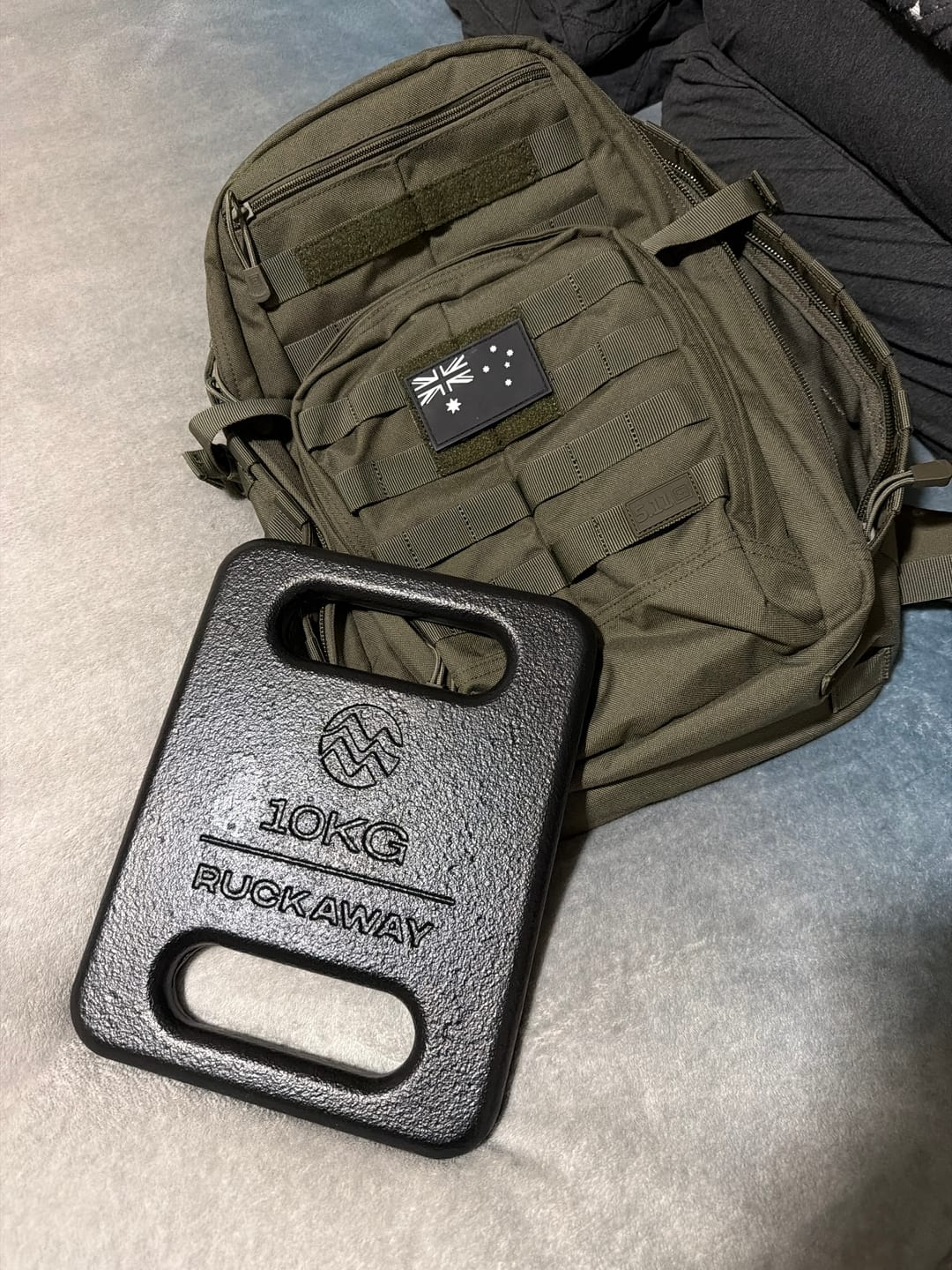 Customer photo review of RUCKING WEIGHTS